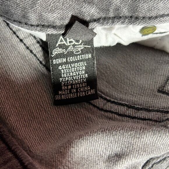 Abs By Allen Schwartz Womens Skinny Jeans Stretch Denim Mid Rise Slim Leg 27 - Picture 5 of 7